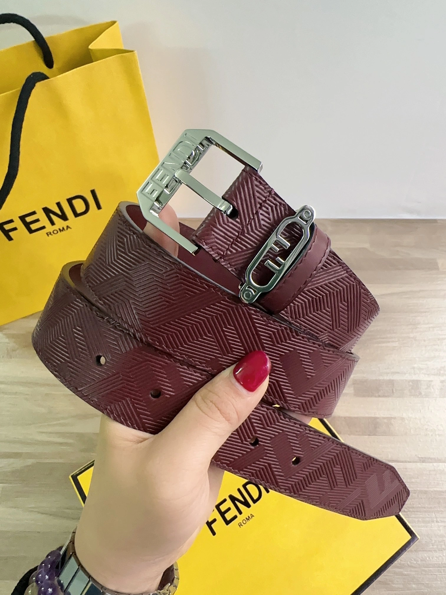 Barbara-- 3.5CM Calfskin item:C-S042K1108